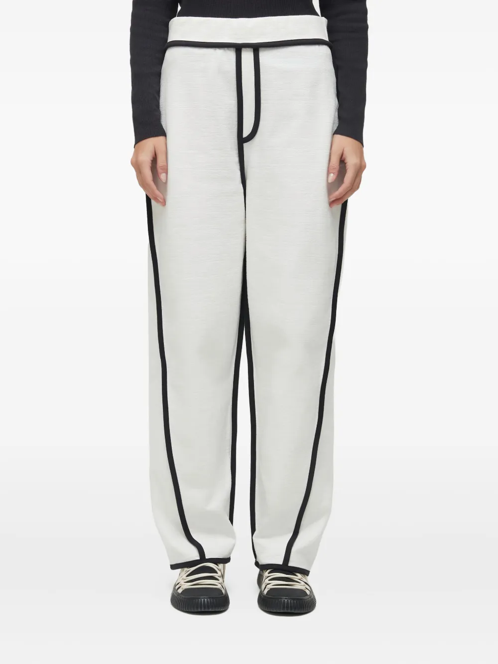 Osklen double-face outline trousers | White | Image 1