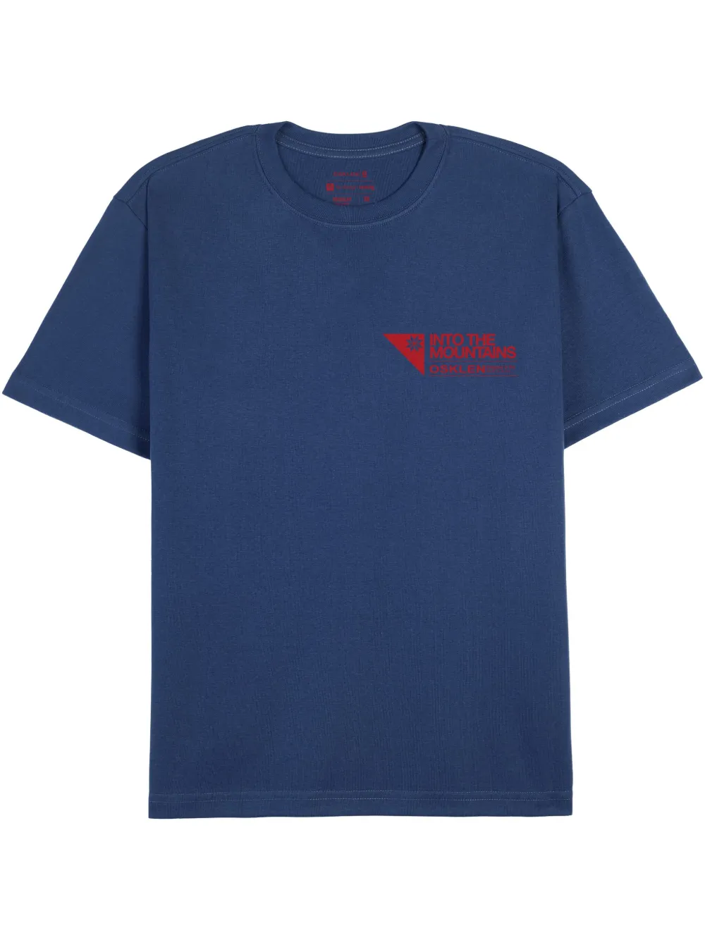 Osklen slogan-print T-shirt | Blue | Image 1