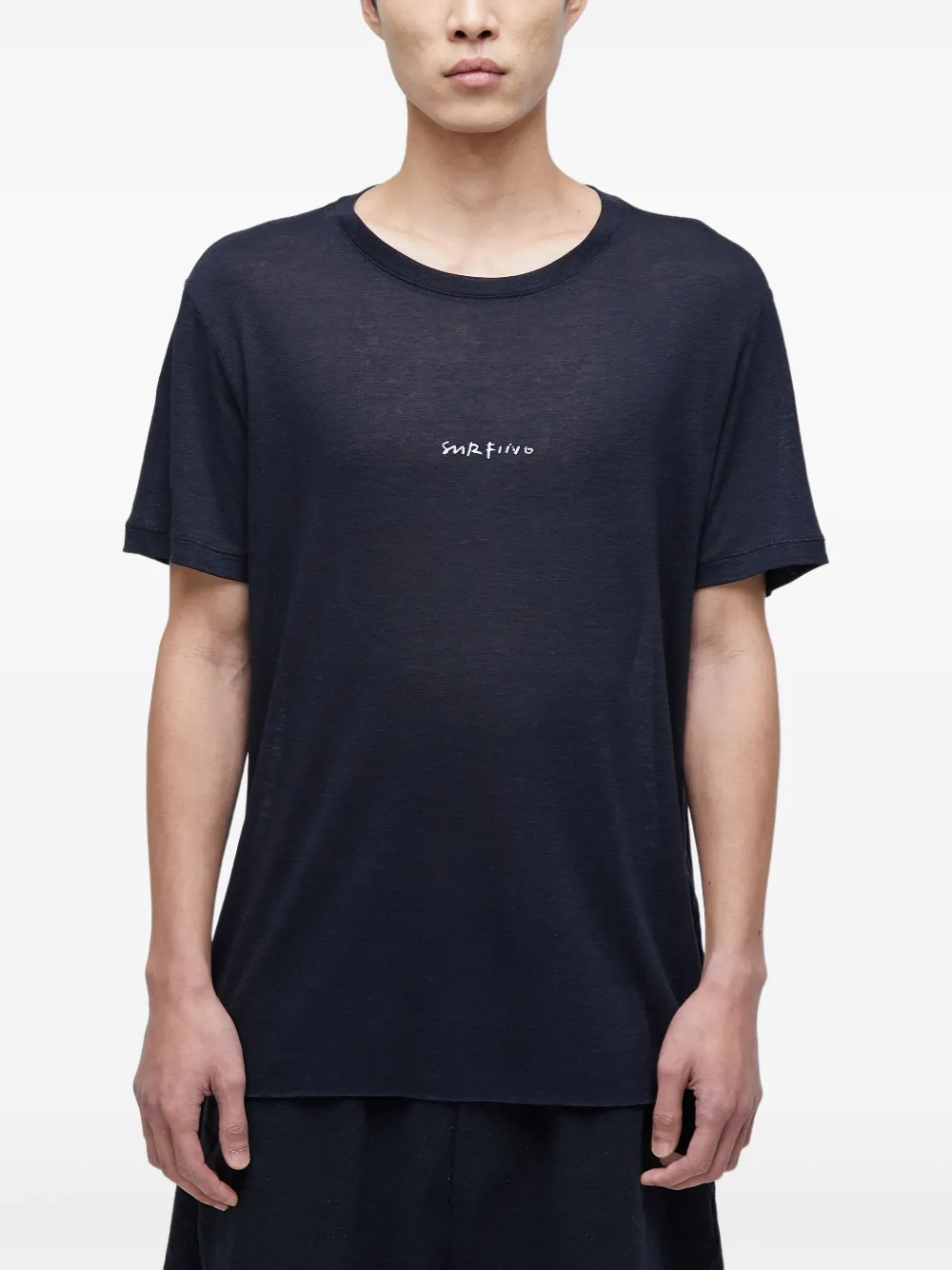 Osklen T-shirt met logo Zwart