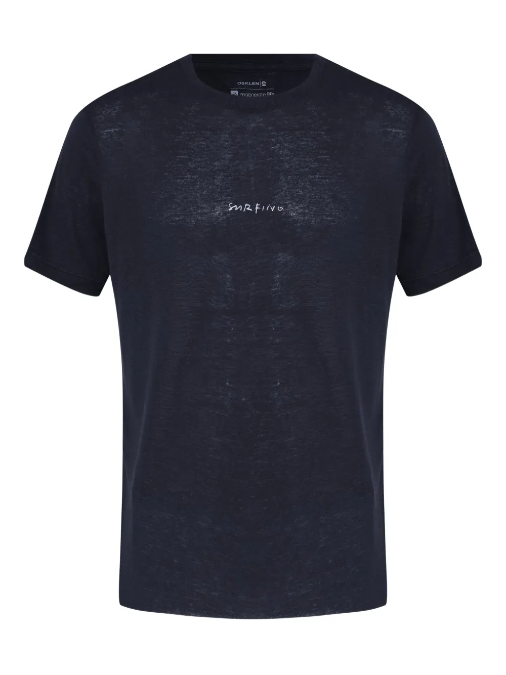 Osklen T-shirt met logo Zwart