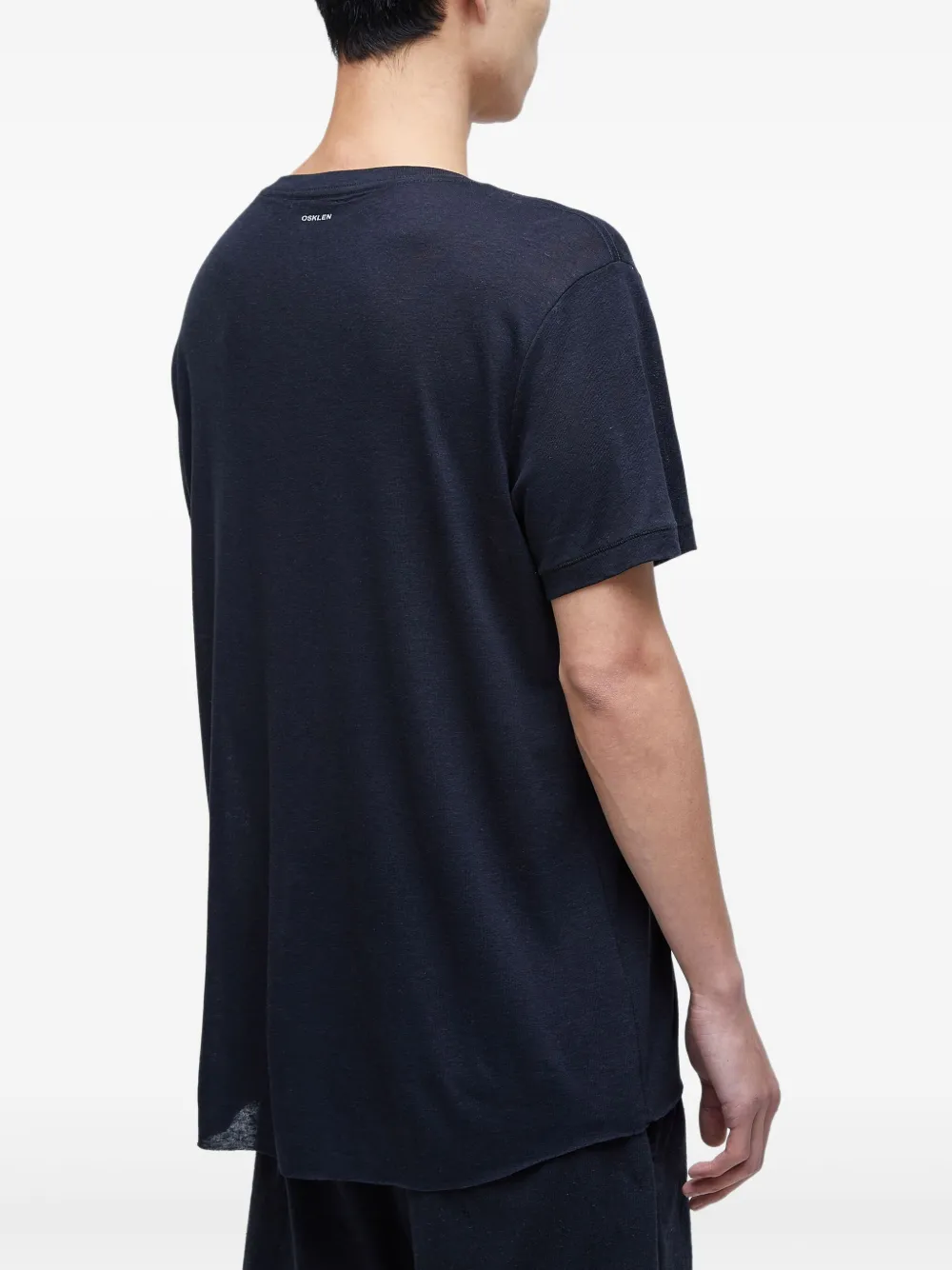 Osklen T-shirt met logo Zwart