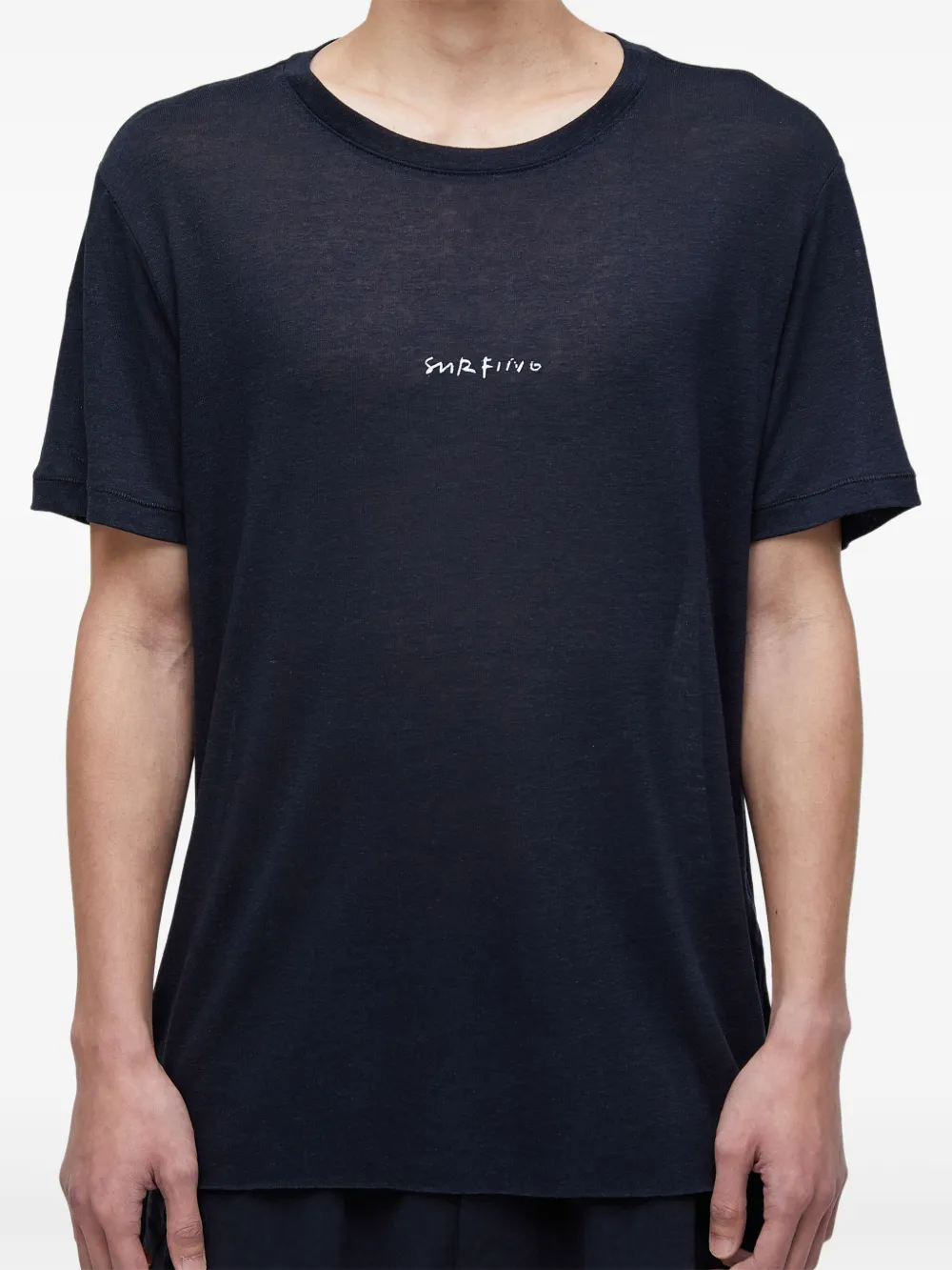 Osklen T-shirt met logo Zwart