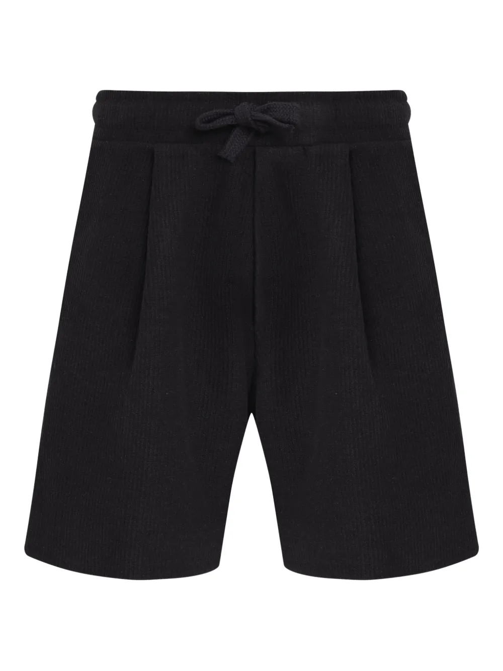 Osklen Shorts neri con pieghe - Nero