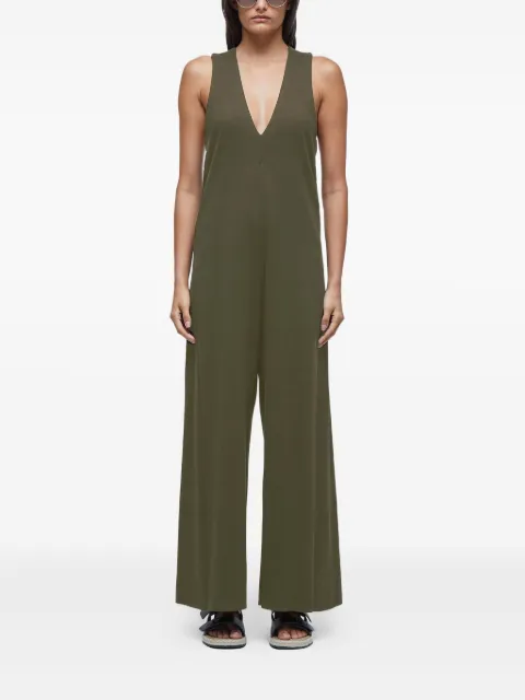Osklen V-neck open-back jumpsuit