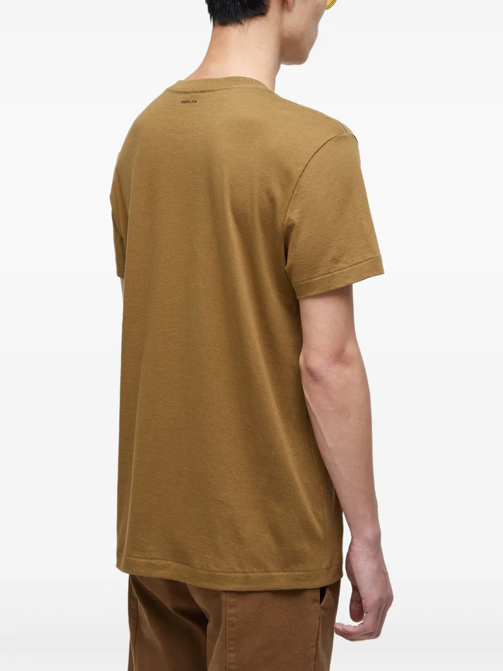 Osklen Slim-fit T-shirt Bruin