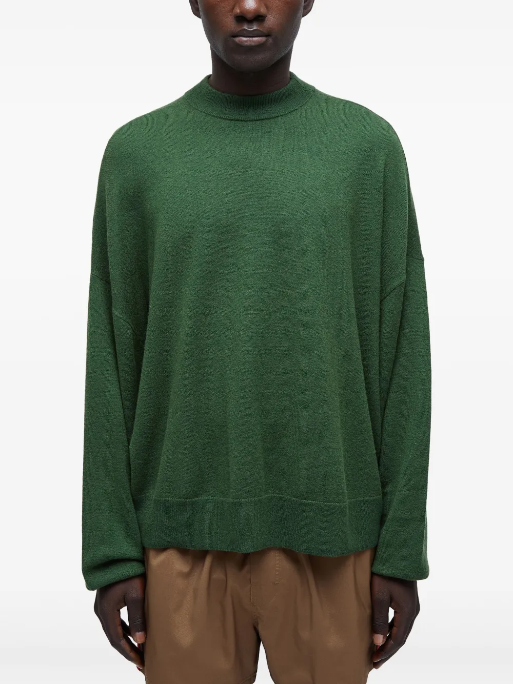 Osklen Oversized trui met hoge hals - Groen