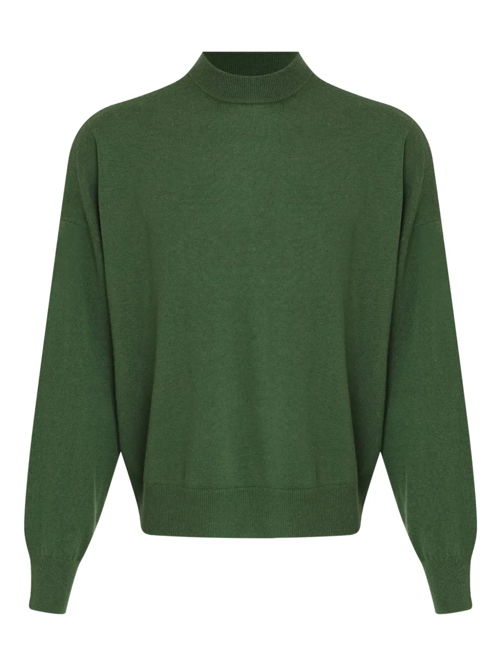 Osklen Oversized trui met hoge hals Groen