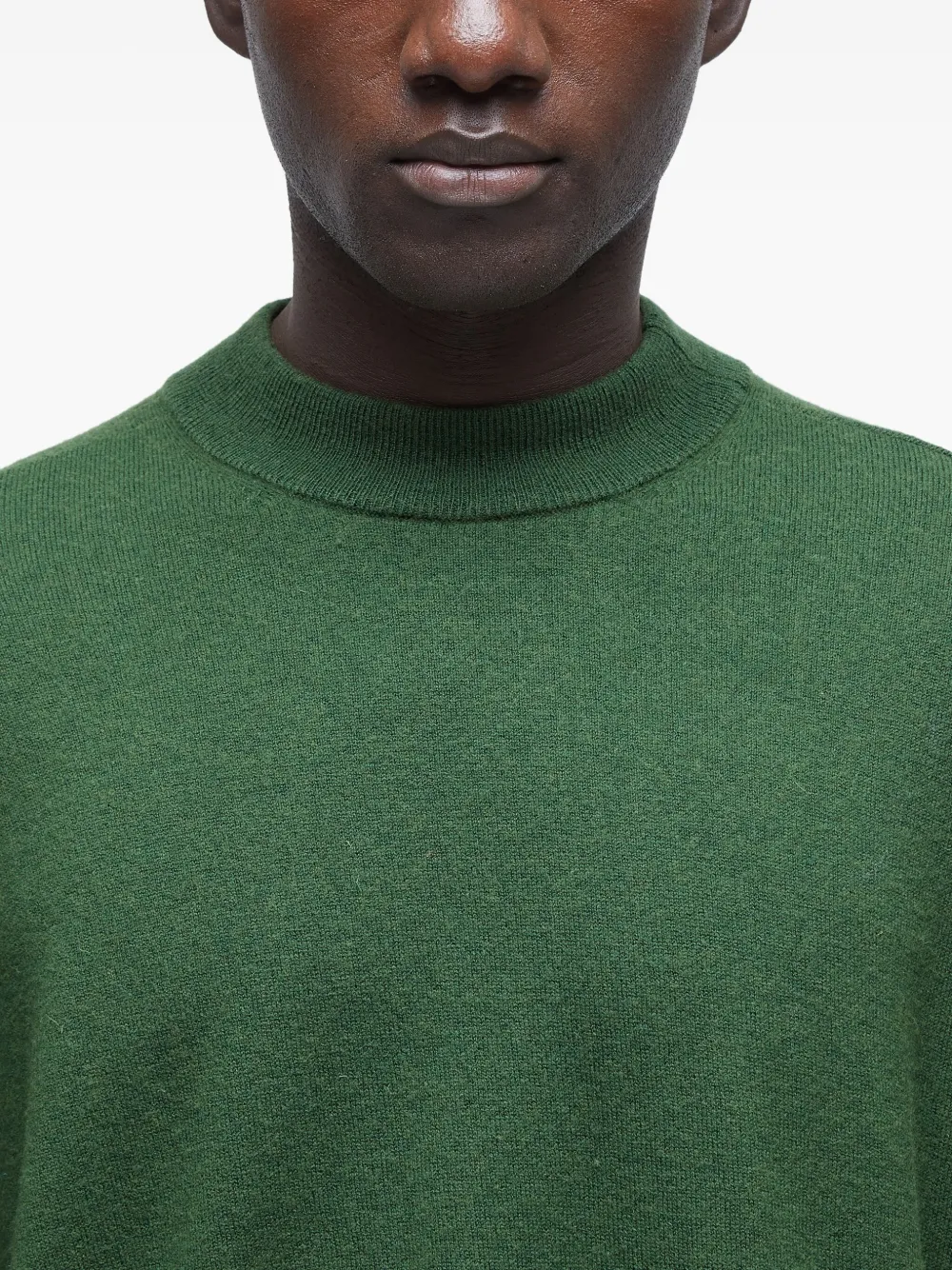 Osklen Oversized trui met hoge hals Groen