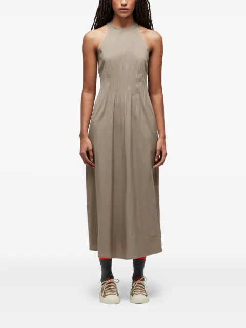 Osklen pleated halter-neck mini dress