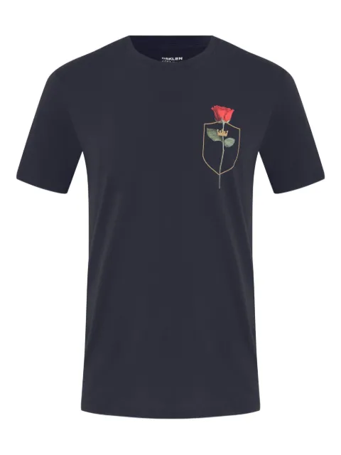Osklen rose-print emblem T-shirt