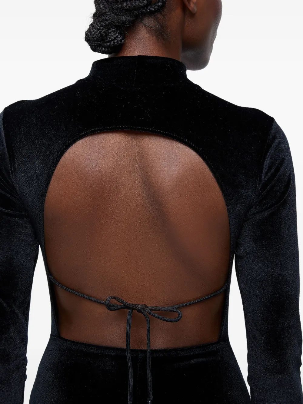 Osklen Fluwelen bodysuit Zwart