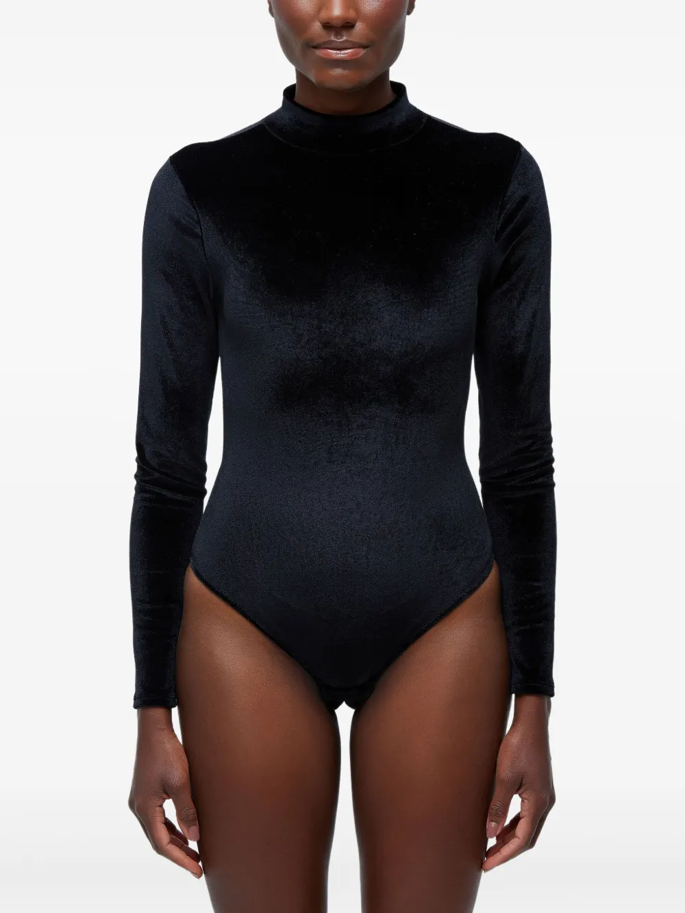 Osklen Fluwelen bodysuit Zwart
