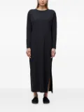 Osklen Superlight long-sleeve maxi dress - Black