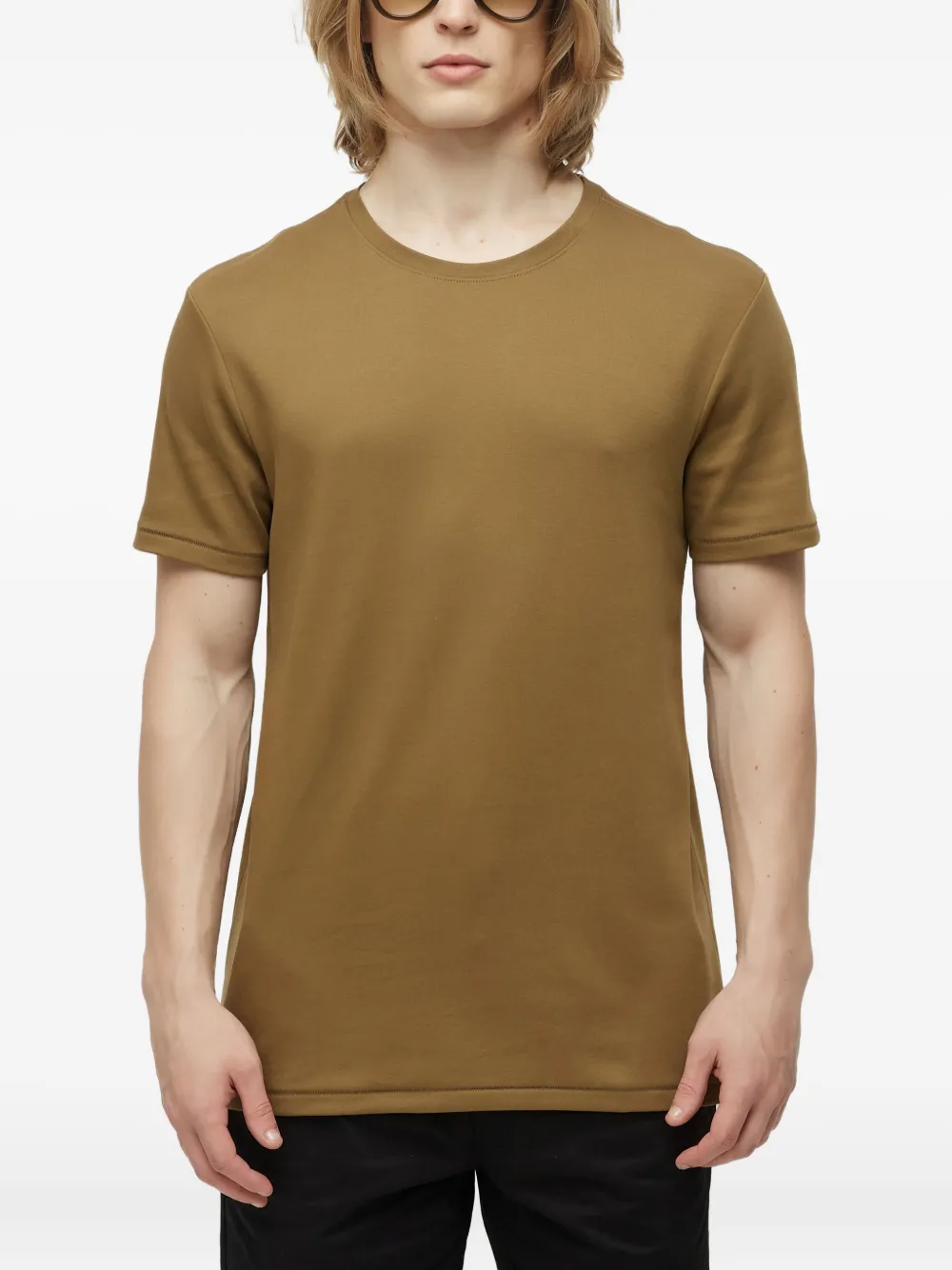 Osklen Super Comfort T-shirt met ronde hals Bruin