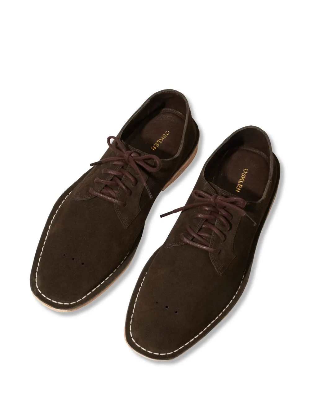 Osklen leather oxford shoes Brown