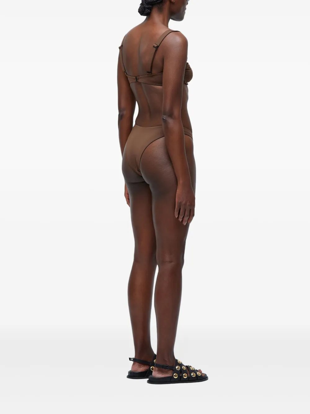 Osklen Basic Bikini Set In Brown