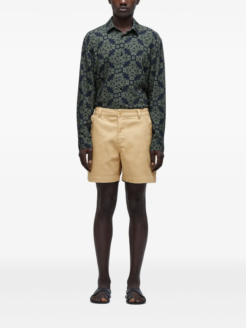 Osklen Bermuda shorts Beige