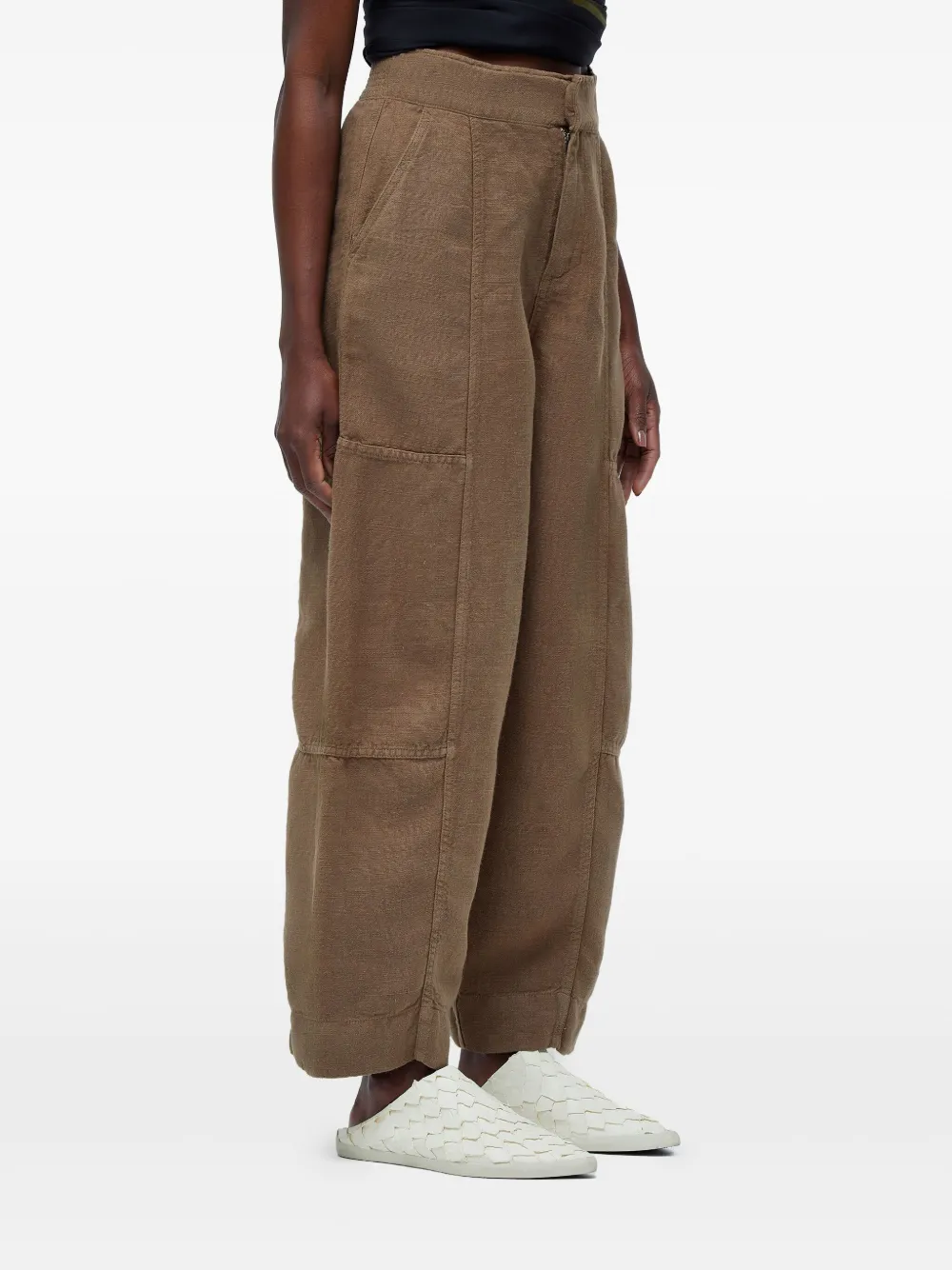 Osklen リネン パンツ In Brown