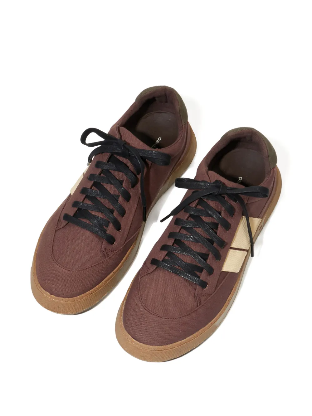 Osklen panelled lace-up trainers | Low-Tops | Image 2