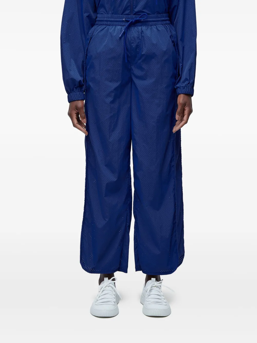 Osklen Trainingsbroek met mesh vlakken Blauw