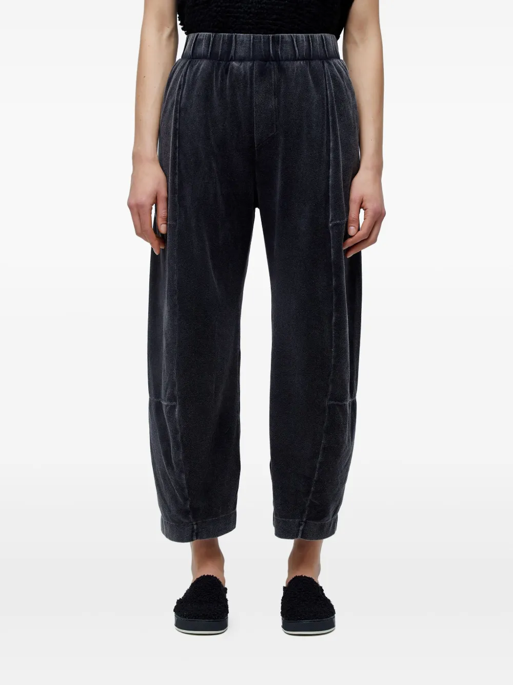 Osklen Plush broek met toelopende pijpen - Zwart