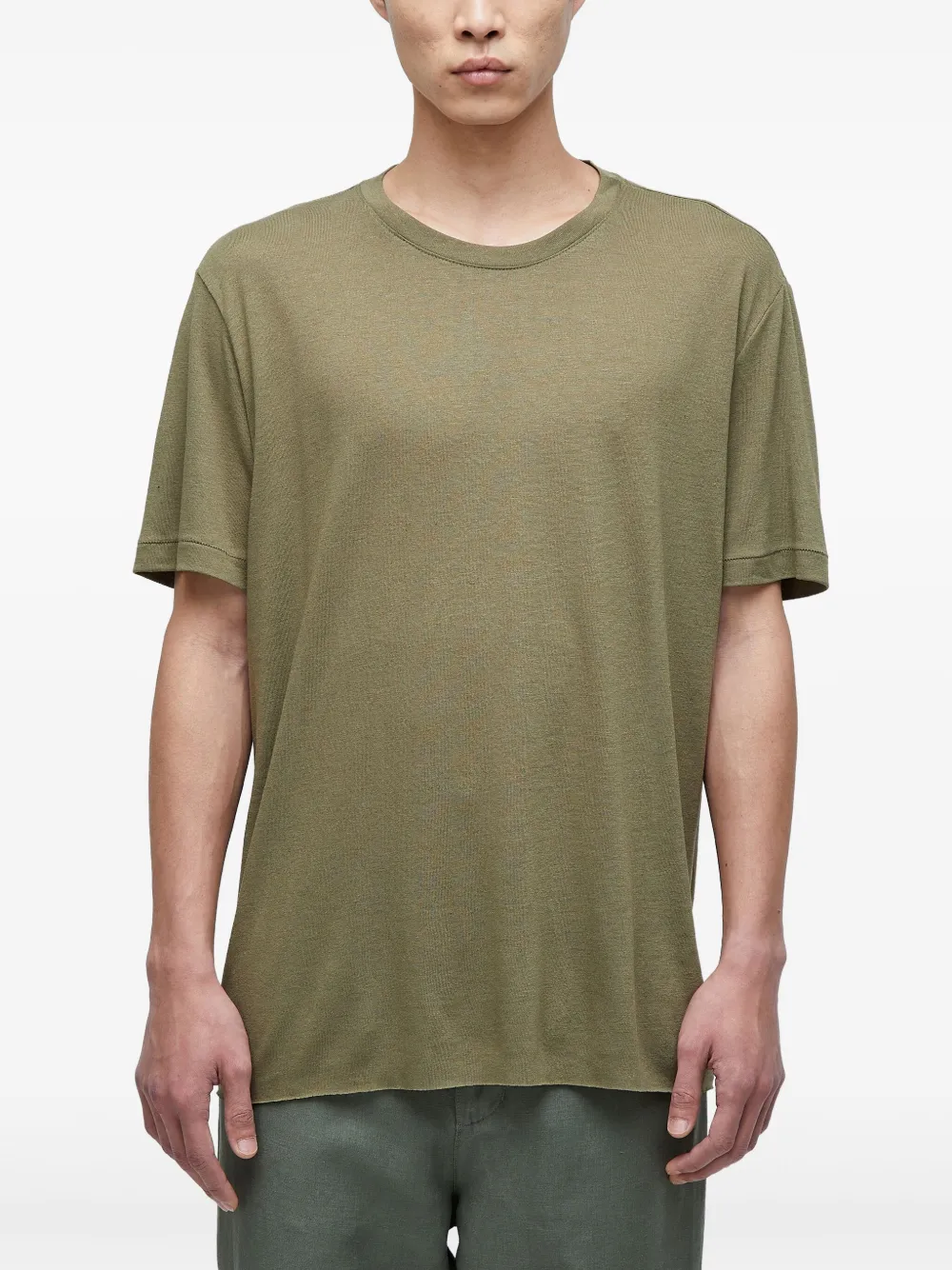Osklen T-shirt met ronde hals Groen
