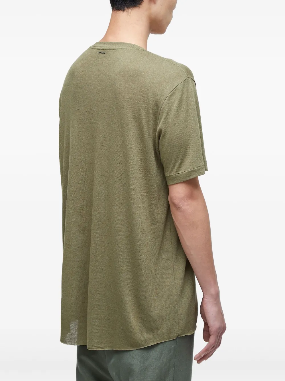 Osklen T-shirt met ronde hals Groen