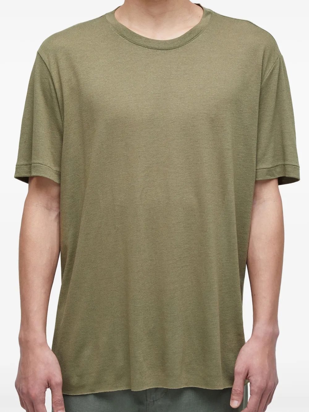 Osklen T-shirt met ronde hals Groen