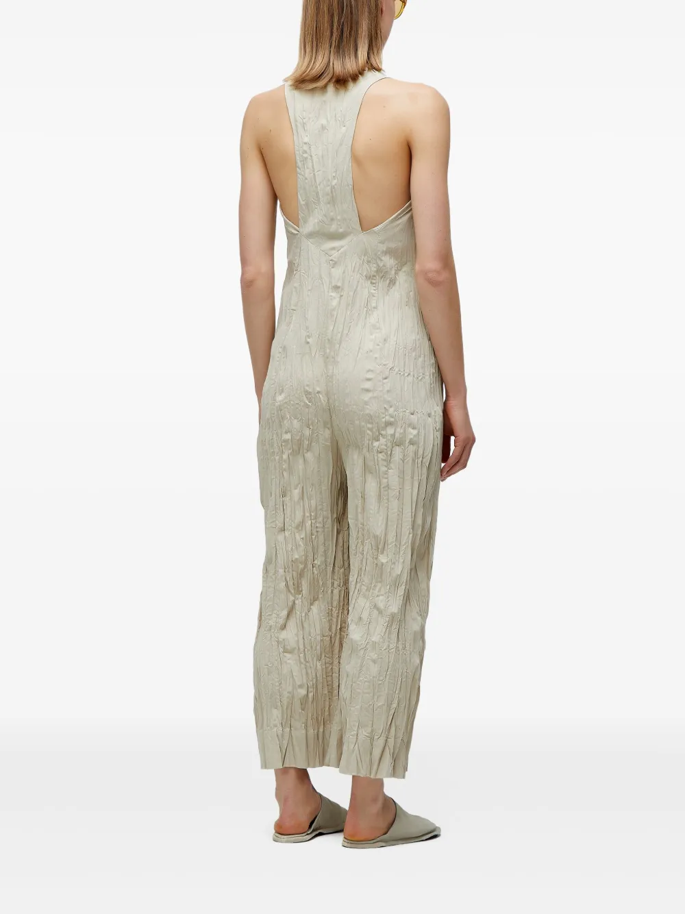 Osklen Geplooid jumpsuit Beige