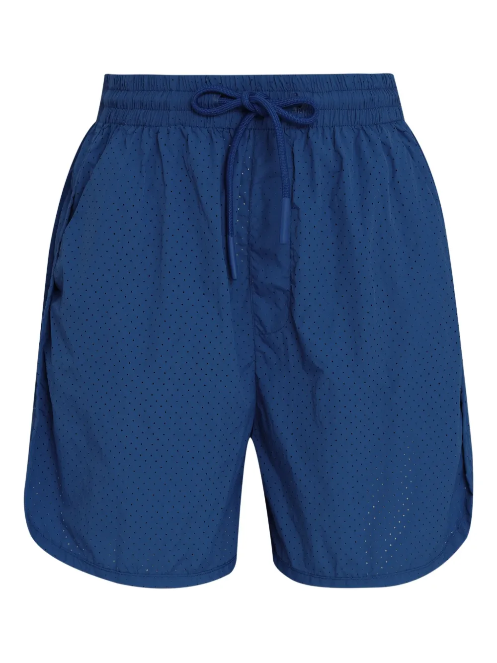 Osklen Shorts met mesh vlakken Blauw