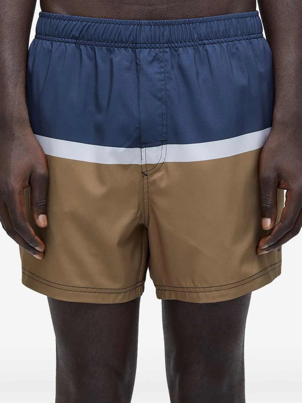 Osklen Zwembroek met colourblocking Blauw