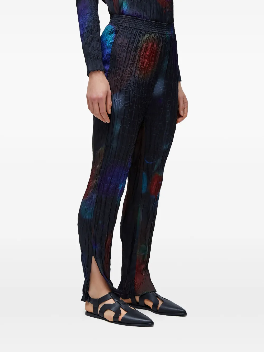 Osklen Gekreukte broek Zwart