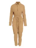 Osklen crinkled-effect jumpsuit - Neutrals