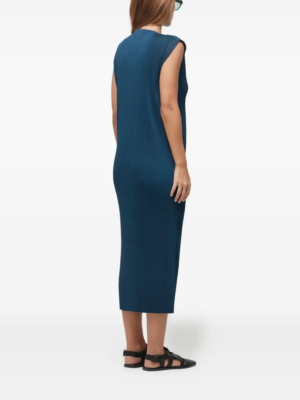 Osklen Geplooide jurk Blauw