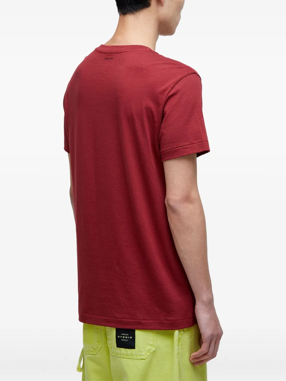 Osklen T-shirt met ronde hals Rood