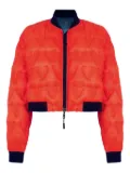 Osklen puffer quilted bomber jacket - Green