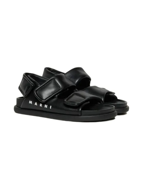 Marni Kids touch-strap sandals