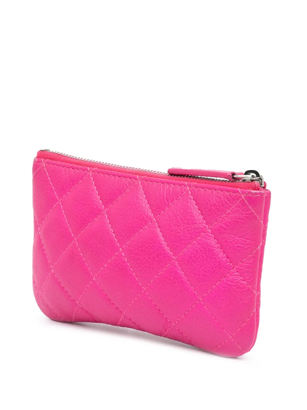 CHANEL Pre-Owned 2019 Small Goatskin Quilted Reissue Cosmetic pouch - Roze