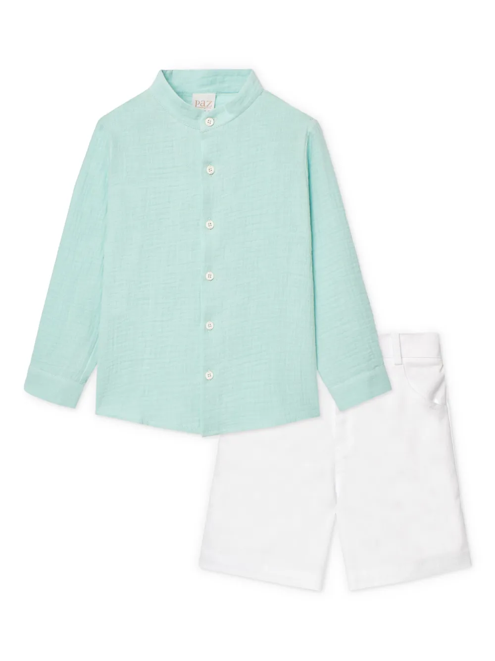 Paz Rodriguez canvas short set | Green | Image 1