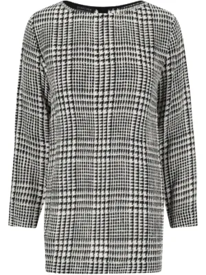 ワンピース GIANLUCA CAPANNOLO Woman Dress Grey 23IA1167700 6056 off white virgin wool short-sleeved dress GIANLUCA CAPANNOLO