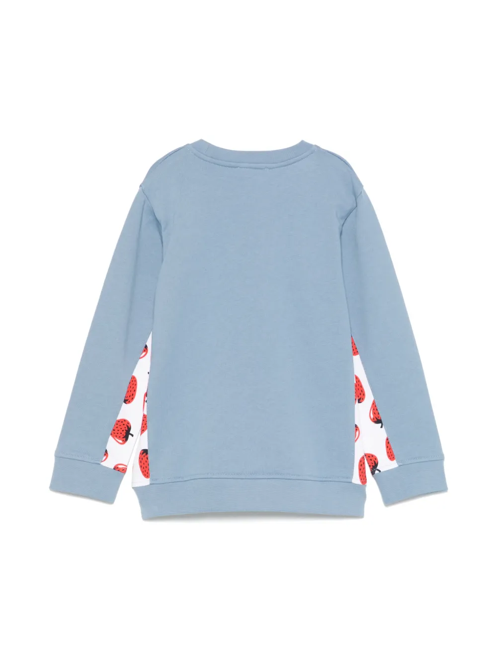 Stella McCartney Kids Sweater met aardbeienvlak - Blauw