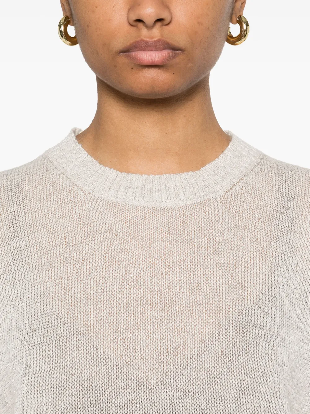 Brunello Cucinelli Lurex trui Beige