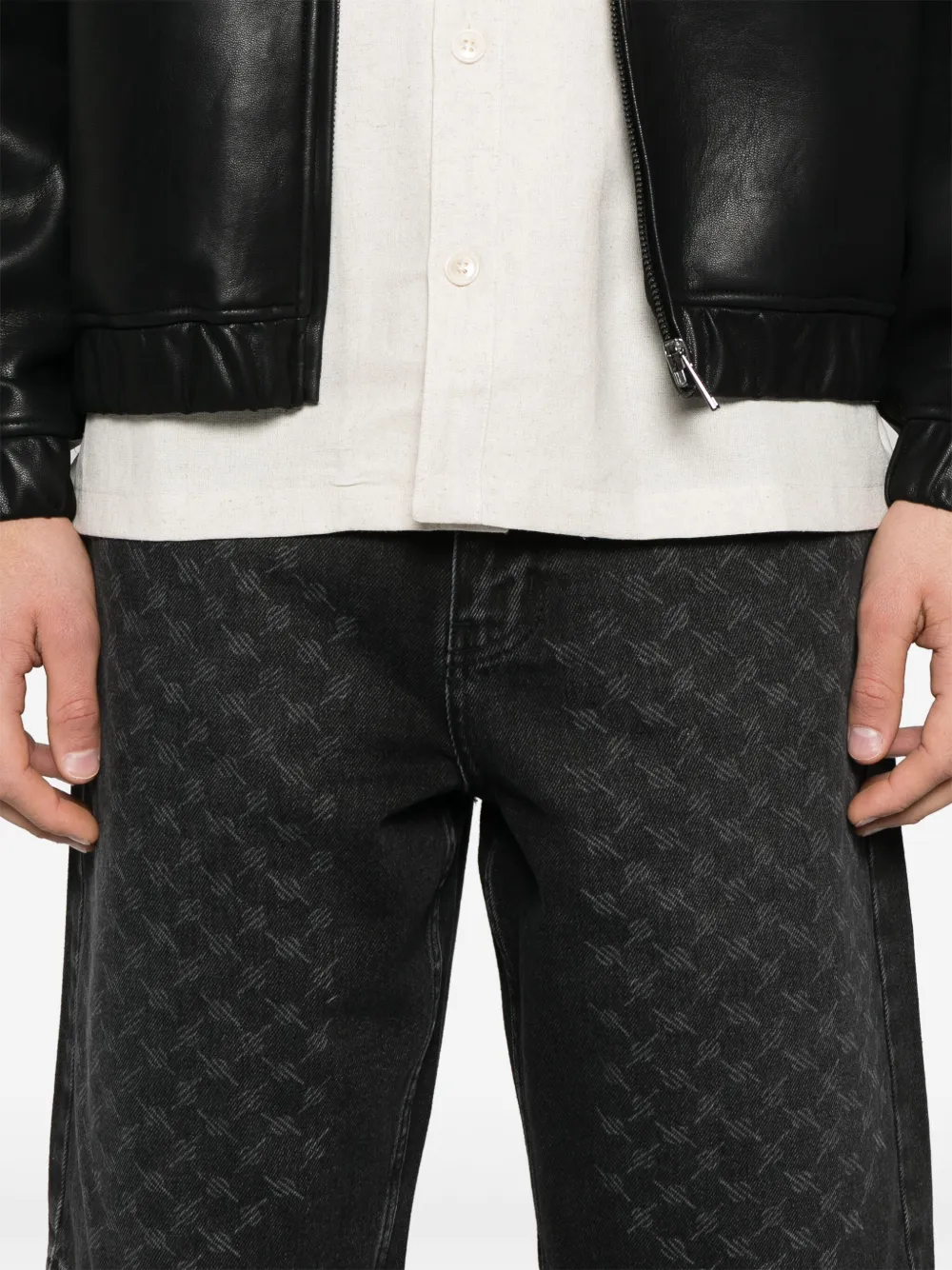 Daily Paper Laser Monogram shorts Zwart