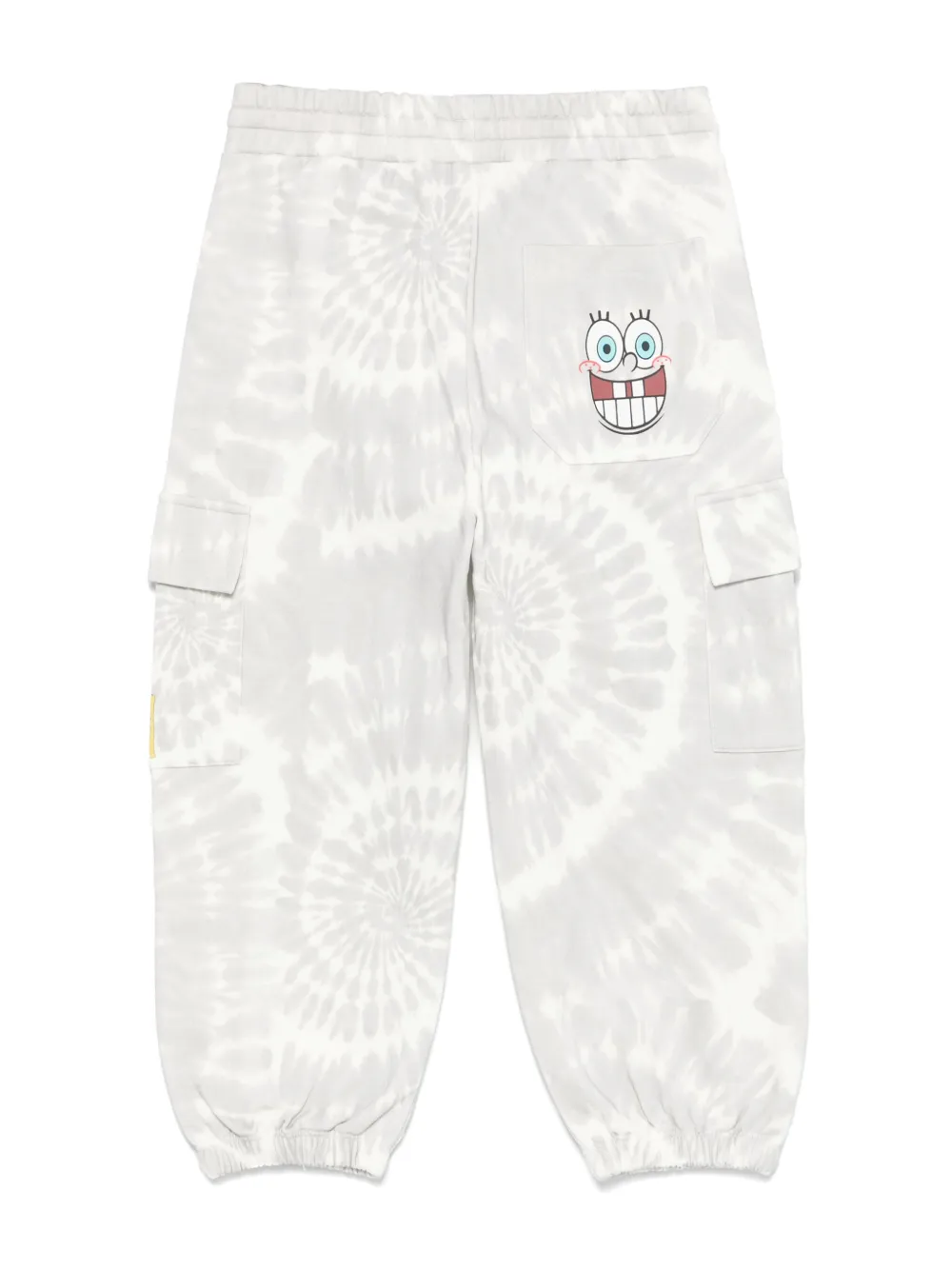 Stella McCartney Kids x SpongeBob SquarePants trainingsbroek met tie-dye print - Grijs