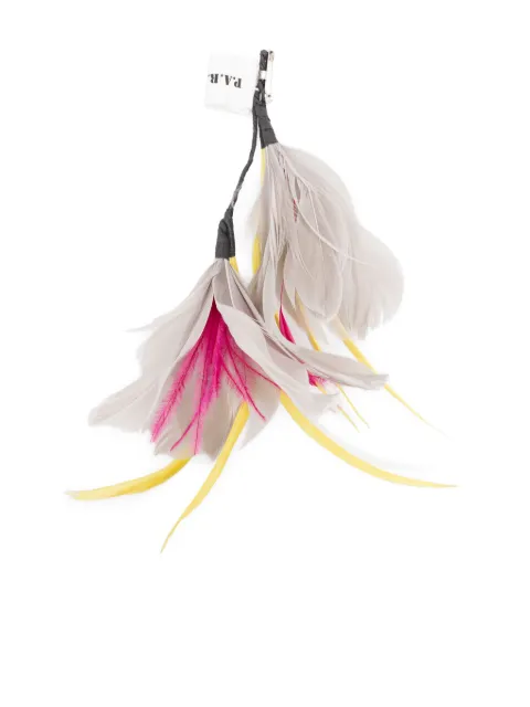 P.A.R.O.S.H. feather-embellished brooche