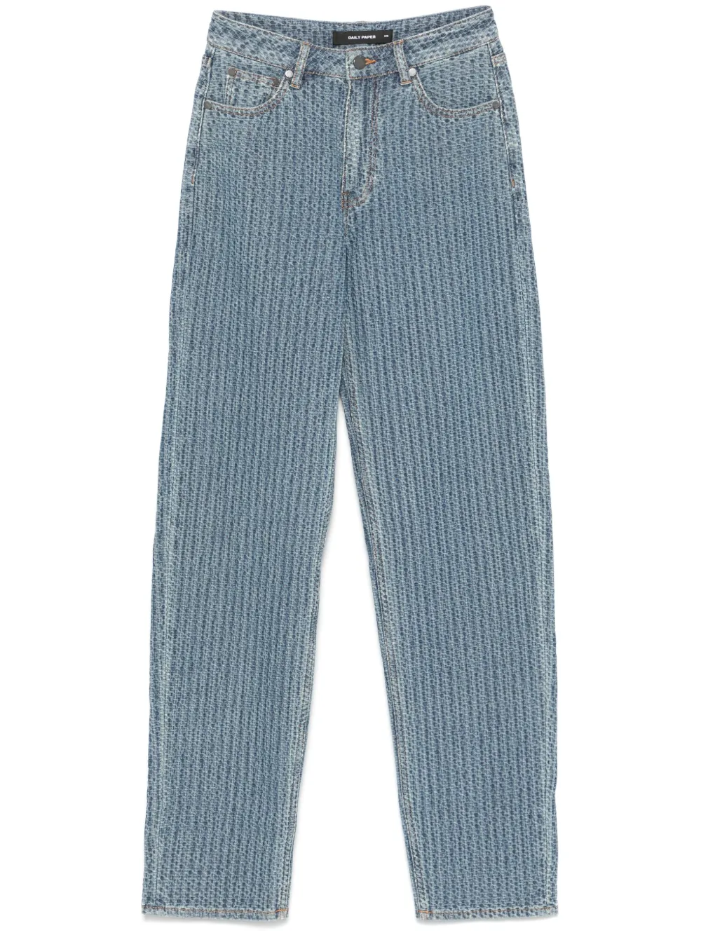 straight-leg jeans