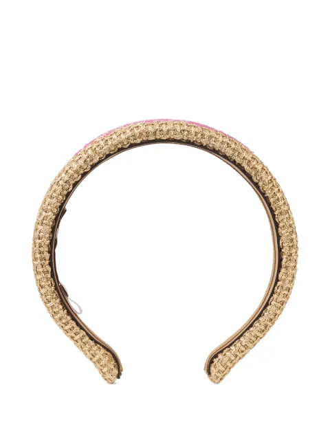 Jimmy Choo logo-script headband