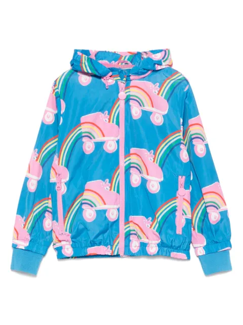 Stella McCartney Kids graphic-print hooded jacket 