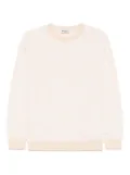 Moschino Kids monogram-jacquard sweater - Neutrals