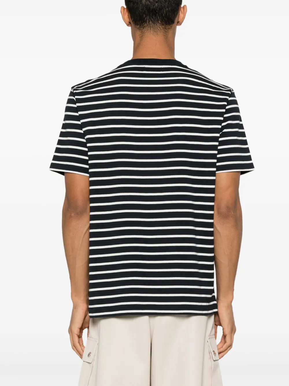 Woolrich Gestreept T-shirt Blauw